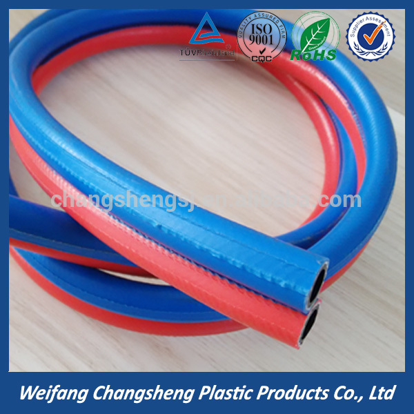 pvc twin hose for welding different color and sizes